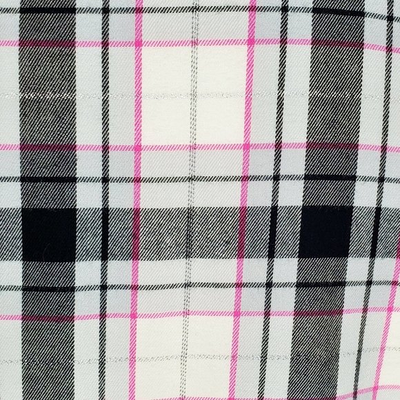 Victoria's Secret Pajama Plaid Flannel Button Down Sleep Shirt Women's XS - Picture 8 of 12